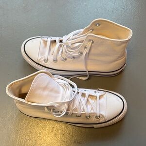 Converse Classic White High-Top Canvas Sneakers - Women's